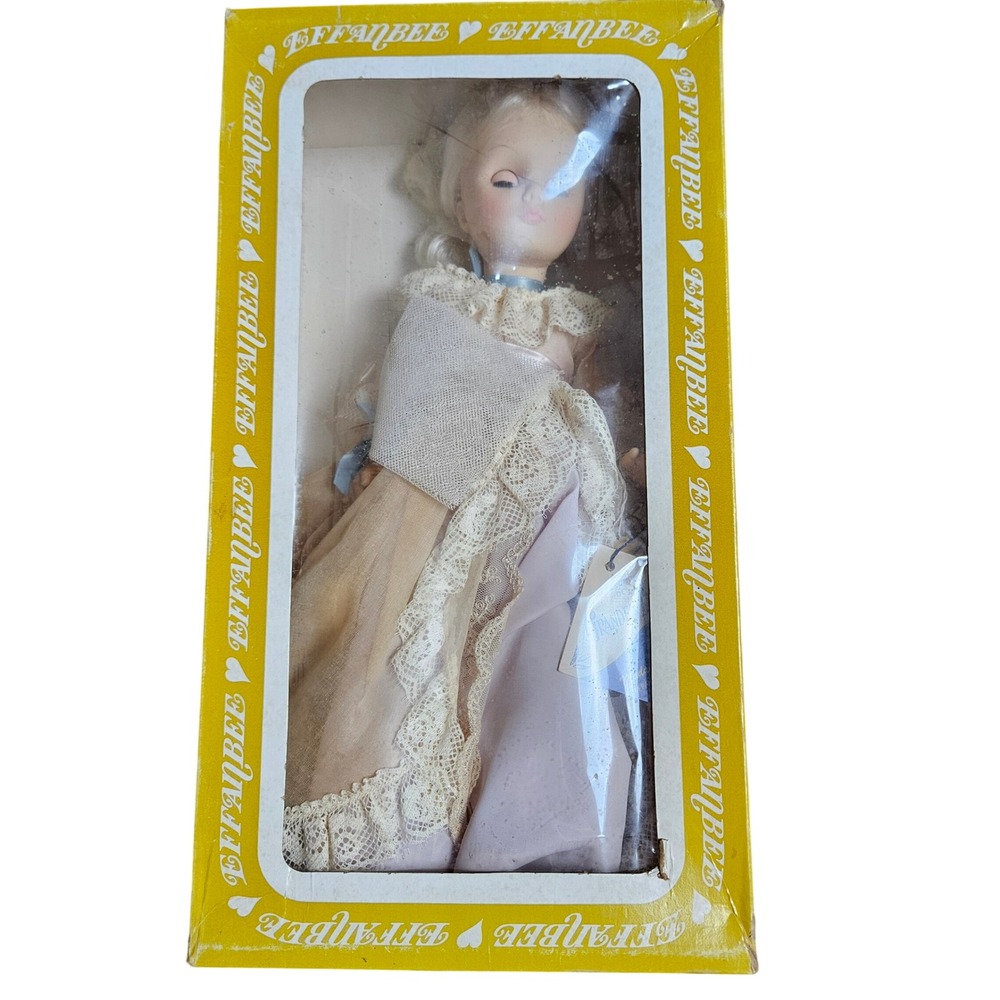 Vintage Effanbee Grandes‎ Dames Madame Du Barry Doll 14" Blonde Sleepy Eyes NIB